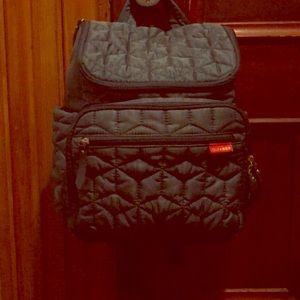 Blue skip hop diaper bag